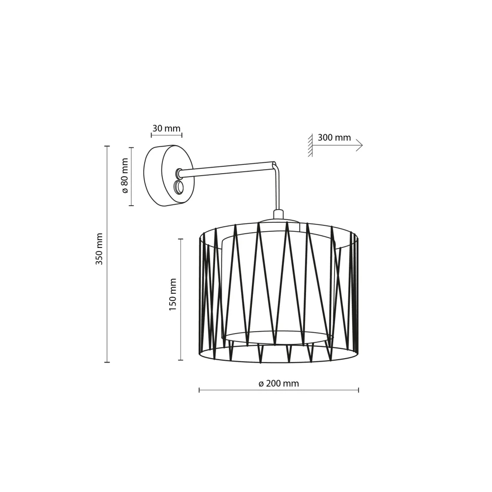 Applique Camera Da Letto-Selezionato da Mazzolaluce Applique da comodino in tessuto sabbia nero intrecciato per camera da letto
