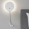 Applique Camera Da Letto-Selezionato da Mazzolaluce Applique da comodino led 3000k orientabile presa usb bianco