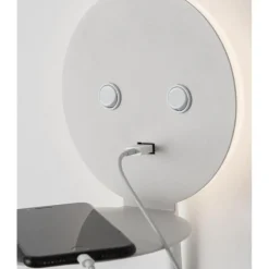 Applique Camera Da Letto-Selezionato da Mazzolaluce Applique da comodino led 3000k orientabile presa usb bianco