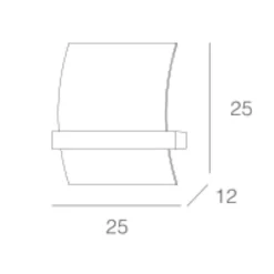 Applique Camera Da Letto-Top Light Applique da comodino legno argento toplight wood