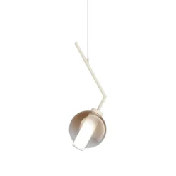 Applique Camera Da Letto-Top Light Applique da comodino luce pendente vetro bronzo v line