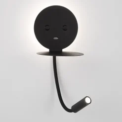 Applique Camera Da Letto-Selezionato da Mazzolaluce Applique da comodino nero luce orientabile presa usb