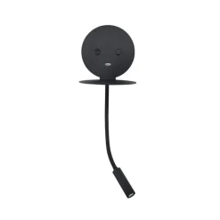 Applique Camera Da Letto-Selezionato da Mazzolaluce Applique da comodino nero luce orientabile presa usb