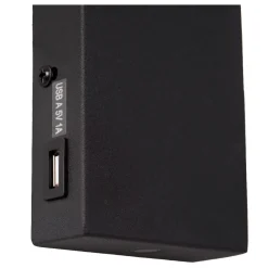 Applique Camera Da Letto-Selezionato da Mazzolaluce Applique da comodino nero orientabile led dimmerabile con usb