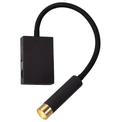 Applique Camera Da Letto-Selezionato da Mazzolaluce Applique da comodino nero orientabile led dimmerabile con usb