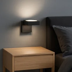 Applique Camera Da Letto-Top Light Applique da comodino per camera da letto toplight up nero