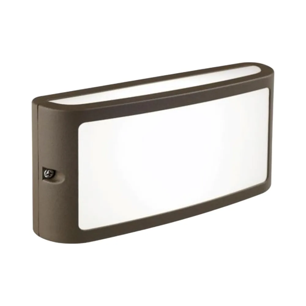 Applique Da Esterno-Selezionato da Mazzolaluce Applique da esterni marrone led 10w 4000k