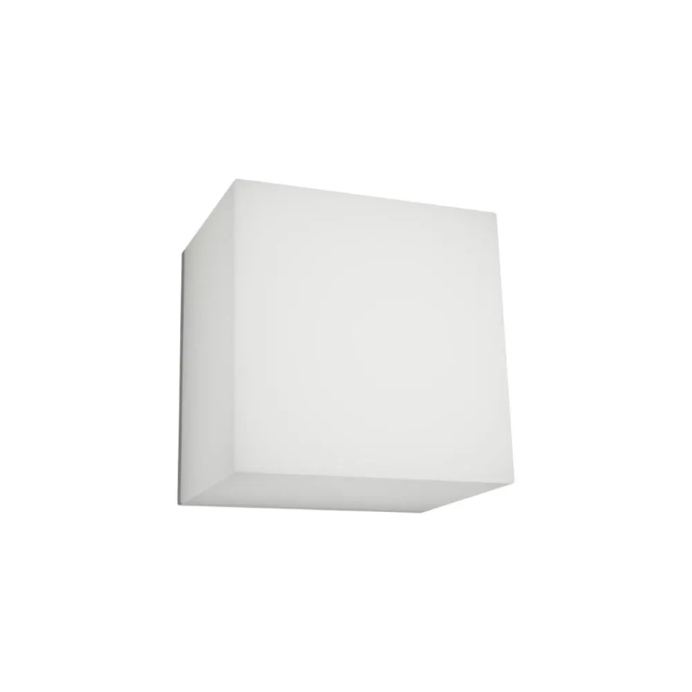 Applique Da Esterno-Selezionato da Mazzolaluce Applique da esterno acrilico bianco quadrata led 3000k 4000k 6000k