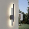 Applique Da Esterno-Selezionato da Mazzolaluce Applique da esterno anti corrosione moderna antracite led 18w 3000k