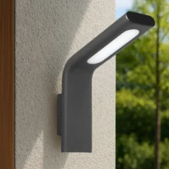 Applique Da Esterno-Selezionato da Mazzolaluce Applique da esterno antracite 10w 3000k moderna