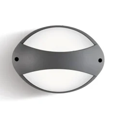 Applique Da Esterno-Selezionato da Mazzolaluce Applique da esterno antracite design ovale led 4000k ip65