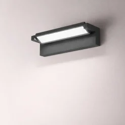 Applique Da Esterno-Perenz Illuminazione Applique da esterno antracite led 36w cct orientabile ip65 perenz display