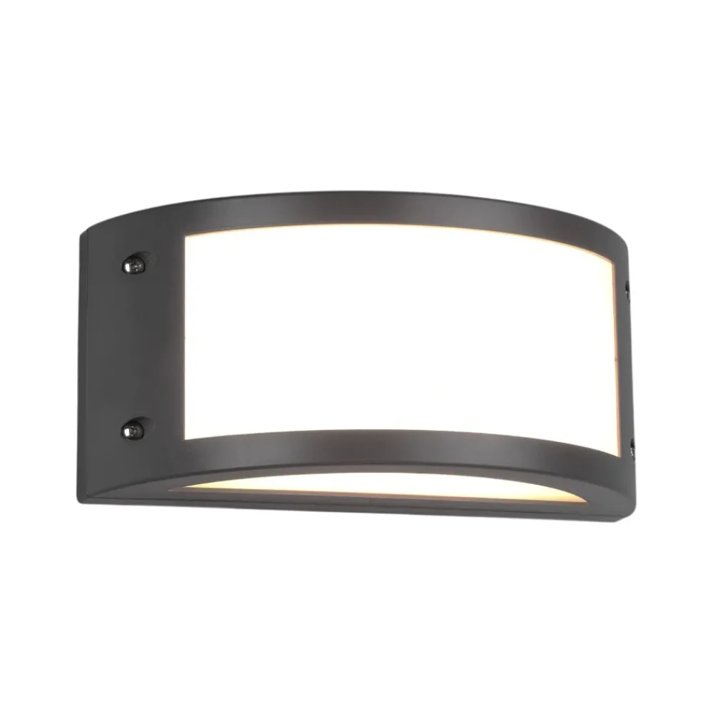 Applique Da Esterno-Selezionato da Mazzolaluce Applique da esterno antracite moderna 12w 3000k