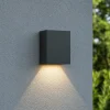 Applique Da Esterno-Ideal Lux Applique da esterno argo ap1 3000k led 6w antracite ip65