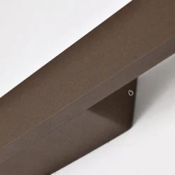 Applique Da Esterno-Selezionato da Mazzolaluce Applique da esterno bacchetta moderna marrone corten led 20w 3000k