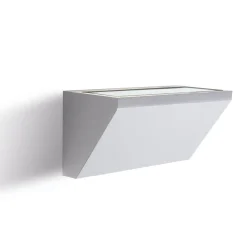 Applique Da Esterno-Selezionato da Mazzolaluce Applique da esterno balcone moderno grigio alluminio led 18w 3000k ip65