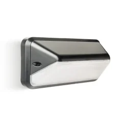 Applique Da Esterno-Selezionato da Mazzolaluce Applique da esterno balcone moderna nera led 7w cct con sensore crepusolare di movimento