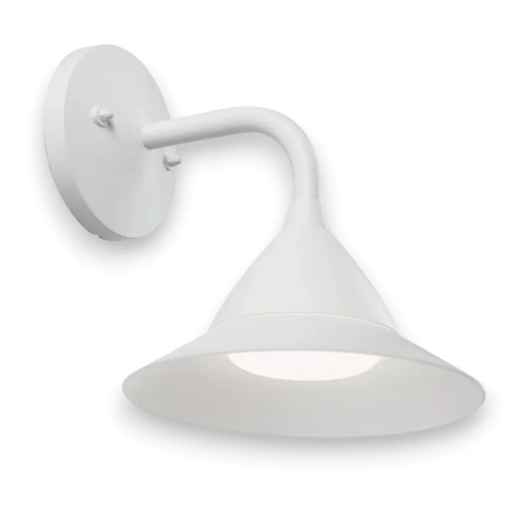 Applique Da Esterno-Selezionato da Mazzolaluce Applique da esterno bianca moderna led 20w 3000k