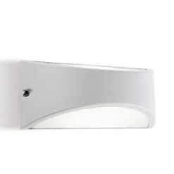 Applique Da Esterno-Selezionato da Mazzolaluce Applique da esterno bianca moderna led 10w 3000k ip65