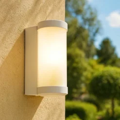 Applique Da Esterno-Selezionato da Mazzolaluce Applique da esterno bianca moderna led 6w 4000k ip65