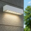 Applique Da Esterno-Selezionato da Mazzolaluce Applique da esterno bianca rettangolare led 9w 3000k
