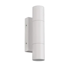 Applique Da Esterno-Selezionato da Mazzolaluce Applique da esterno bianco anti corrosione 2 luci ip65