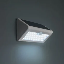 Applique Da Esterno-Vivida International Applique da esterno bianco solare sensore di movimento 6w 6000k vivida