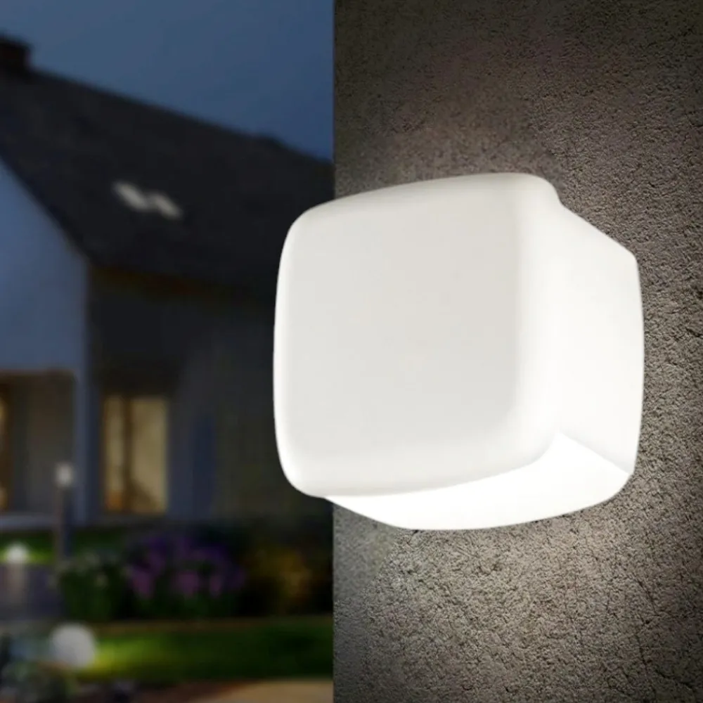 Applique Da Esterno-Linea Light Applique da esterno biemissione ip65 bianca miniwhite