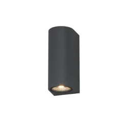 Applique Da Esterno-Top Light Applique da esterno cilindro antracite biemissione lione