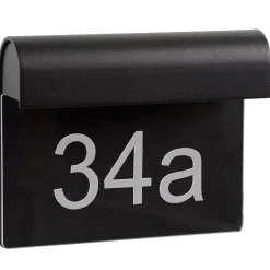 Applique Da Esterno-Selezionato da Mazzolaluce Applique da esterno con numero civico nero led 8w 3000k