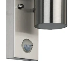 Applique Da Esterno-Selezionato da Mazzolaluce Applique da esterno con sensore di movimento acciaio ip44