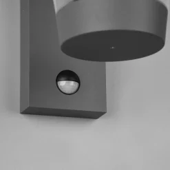 Applique Da Esterno-Selezionato da Mazzolaluce Applique da esterno con sensore crepuscolare di movimento antracite