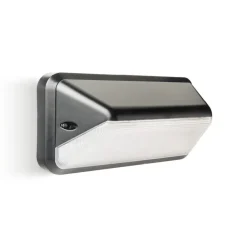 Applique Da Esterno-Selezionato da Mazzolaluce Applique da esterno con sensore di movimento crepuscolare nera led cct ip66