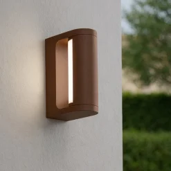 Applique Da Esterno-Perenz Illuminazione Applique da esterno corten moderna orientabile perenz orienta