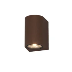 Applique Da Esterno-Top Light Applique da esterno corten moderna lione ip65
