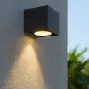 Applique Da Esterno-Selezionato da Mazzolaluce Applique da esterno cubo grafite led 6w 4000k moderna ip54
