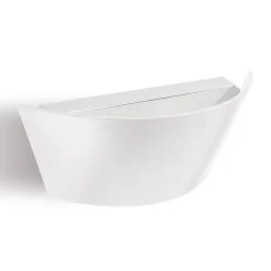 Applique Da Esterno-Selezionato da Mazzolaluce Applique da esterno curva bianca led 6w 4000k biemissione ip65