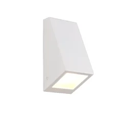 Applique Da Esterno-Selezionato da Mazzolaluce Applique da esterno da facciata bianco luce verso il basso design moderno
