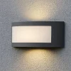 Applique Da Esterno-Selezionato da Mazzolaluce Applique da esterno design curva grigio antracite