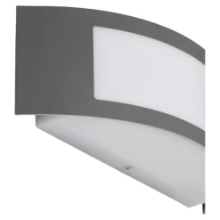 Applique Da Esterno-Selezionato da Mazzolaluce Applique da esterno design curva grigio antracite