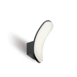 Applique Da Esterno-Selezionato da Mazzolaluce Applique da esterno design curvo grafite led 15w 3000k