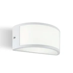 Applique Da Esterno-Selezionato da Mazzolaluce Applique da esterno design curvo bianco led 3000k ip65
