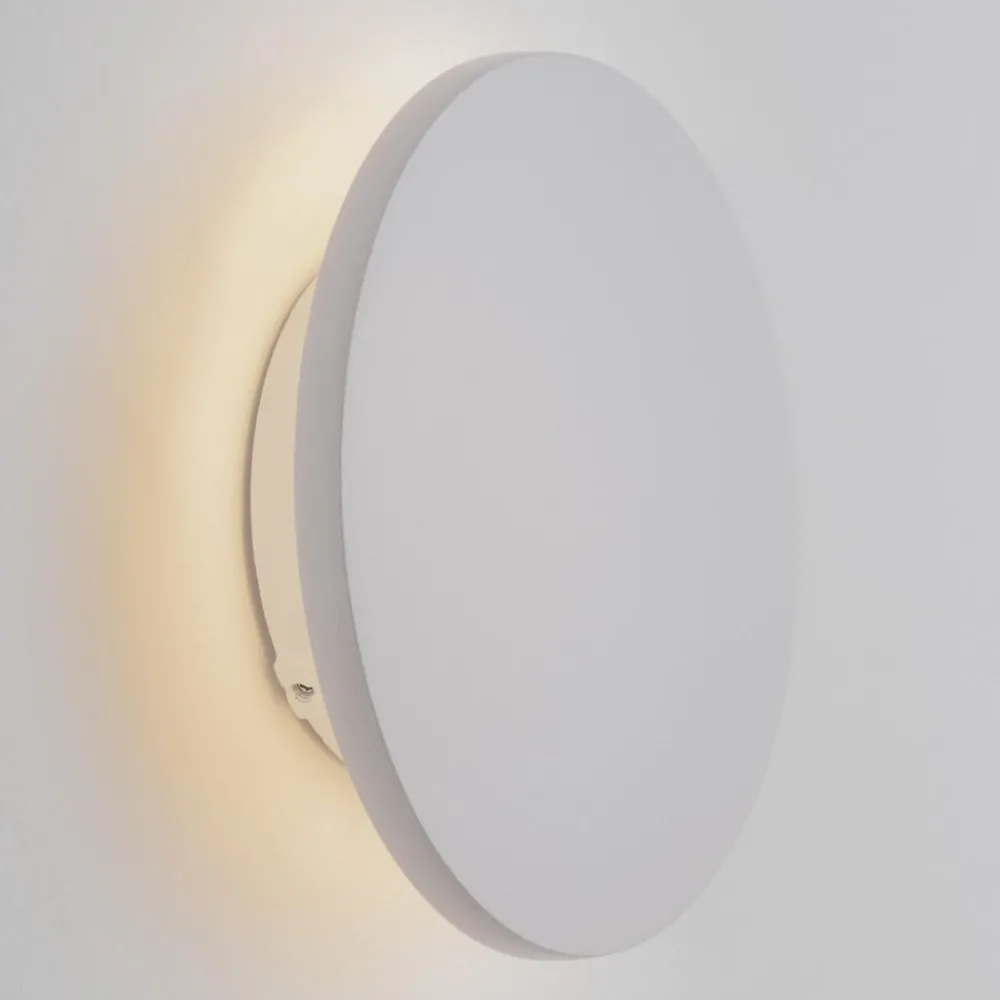 Applique Da Esterno-Selezionato da Mazzolaluce Applique da esterno disco led 7w 3000k bianco