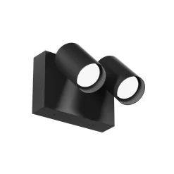 Applique Da Esterno-Gea Luce Applique da esterno due luci orientabili ip65 antracite led cct