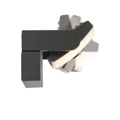 Applique Da Esterno-Selezionato da Mazzolaluce Applique da esterno girevole grigio scuro moderno led 12w 3000k