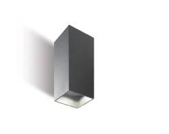 Applique Da Esterno-Selezionato da Mazzolaluce Applique da esterno grafite rettangolare led biemissione 12w 4000k