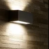 Applique Da Esterno-Selezionato da Mazzolaluce Applique da esterno grafite rettangolare moderna led 24w 3000k