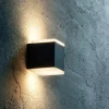 Applique Da Esterno-Gea Luce Applique da esterno ip65 antracite led cct