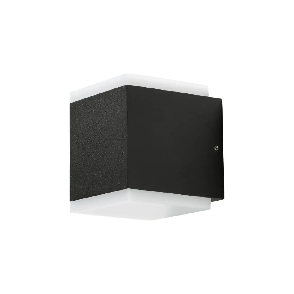 Applique Da Esterno-Gea Luce Applique da esterno ip65 antracite led cct