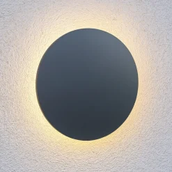 Applique Da Esterno-Gea Luce Applique da esterno ip65 antracite 23 cm led cct